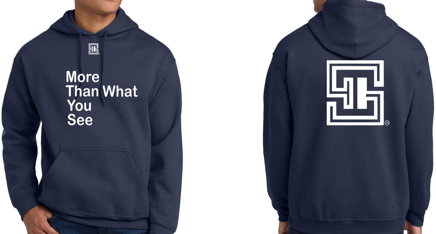 MORE THAN WHAT YOU SEE "BLUE' HOODIE